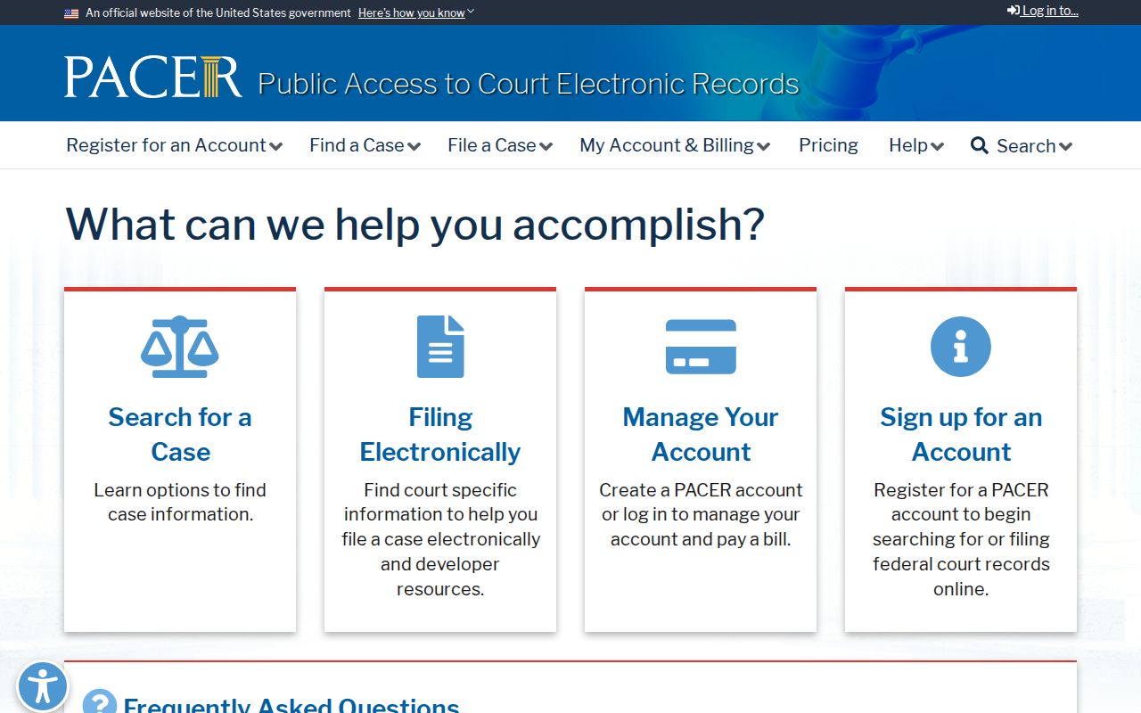 Colton resident lookup federal PACER court records